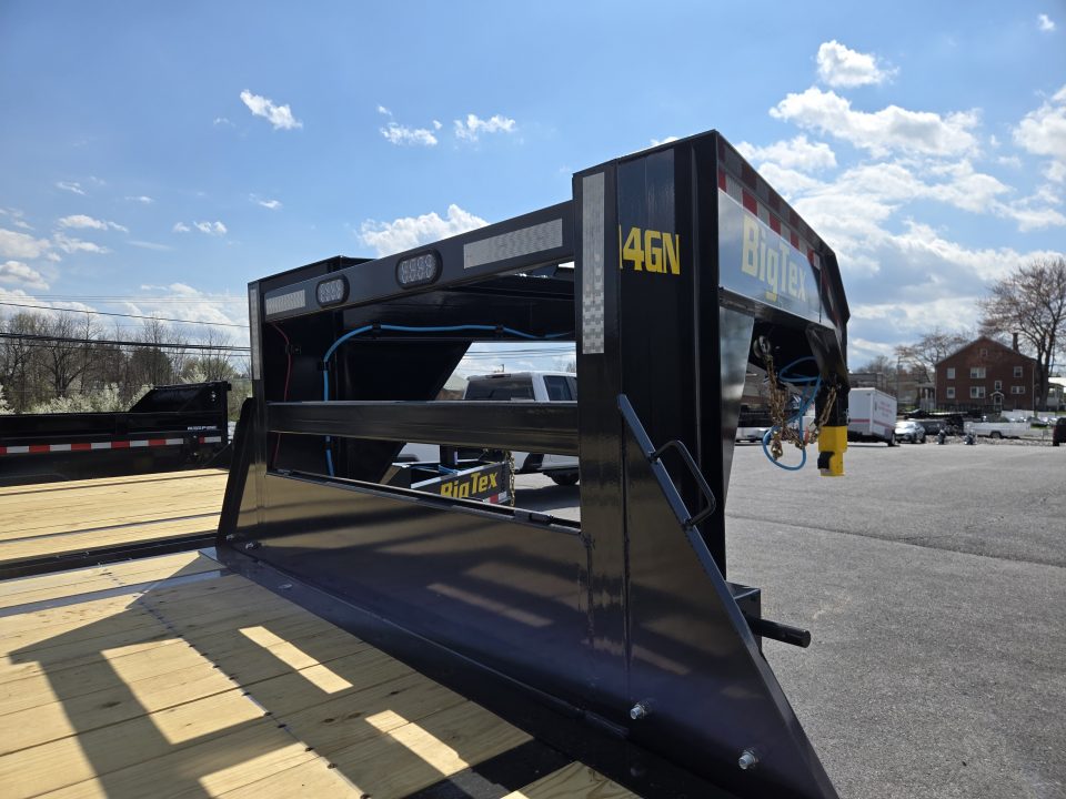 New 8.5 x 25 (20+5) Big Tex 14GN Gooseneck Deck Over Equipment Trailer 16k **w/Mega Ramps & Spare Tire