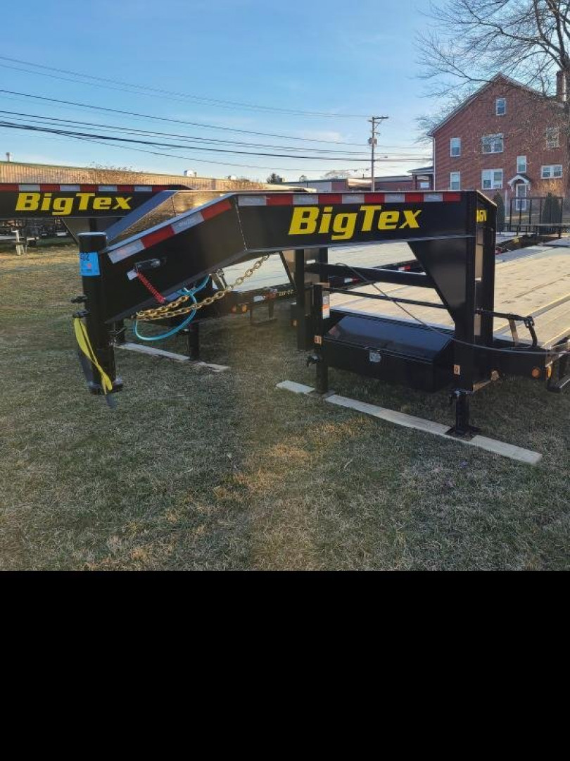 New 8.5 x 25 (20+5) Big Tex 14GN Gooseneck Deck Over Equipment Trailer 16k **w/Mega Ramps & Spare Tire