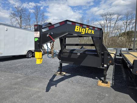 New 8.5 x 25 (20+5) Big Tex 14GN Gooseneck Deck Over Equipment Trailer 16k **w/Mega Ramps & Spare Tire