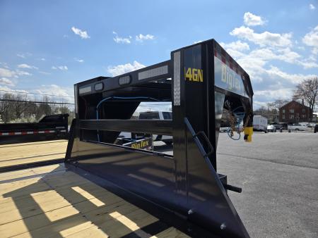 New 8.5 x 25 (20+5) Big Tex 14GN Gooseneck Deck Over Equipment Trailer 16k **w/Mega Ramps & Spare Tire