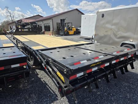New 8.5 x 25 (20+5) Big Tex 14GN Gooseneck Deck Over Equipment Trailer 16k **w/Mega Ramps & Spare Tire