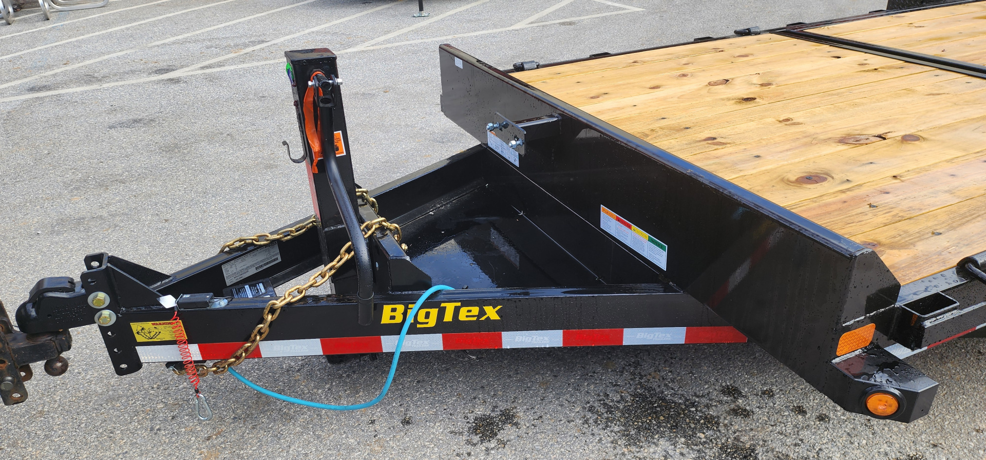 New 7 x 22 (16+6) Big Tex 14TL Tilt Equipment Trailer 14k**REMOVABLE FENDERS