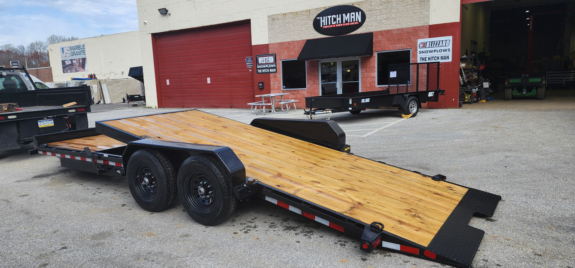 New 7 x 22 (16+6) Big Tex 14TL Tilt Equipment Trailer 14k**REMOVABLE FENDERS