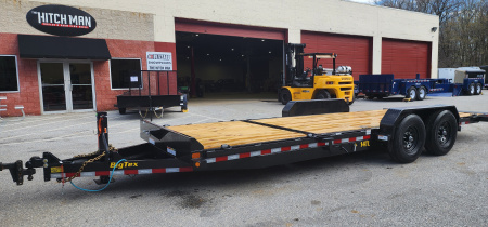 New 7 x 22 (16+6) Big Tex 14TL Tilt Equipment Trailer 14k**REMOVABLE FENDERS