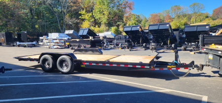 New 7 x 22 (16+6) Big Tex 14TL Tilt Equipment Trailer 14k**REMOVABLE FENDERS