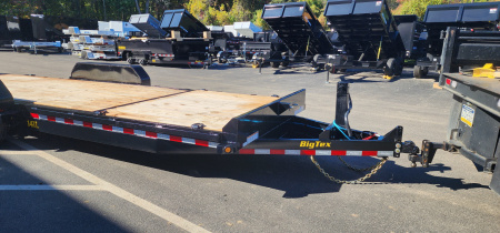 New 7 x 22 (16+6) Big Tex 14TL Tilt Equipment Trailer 14k**REMOVABLE FENDERS