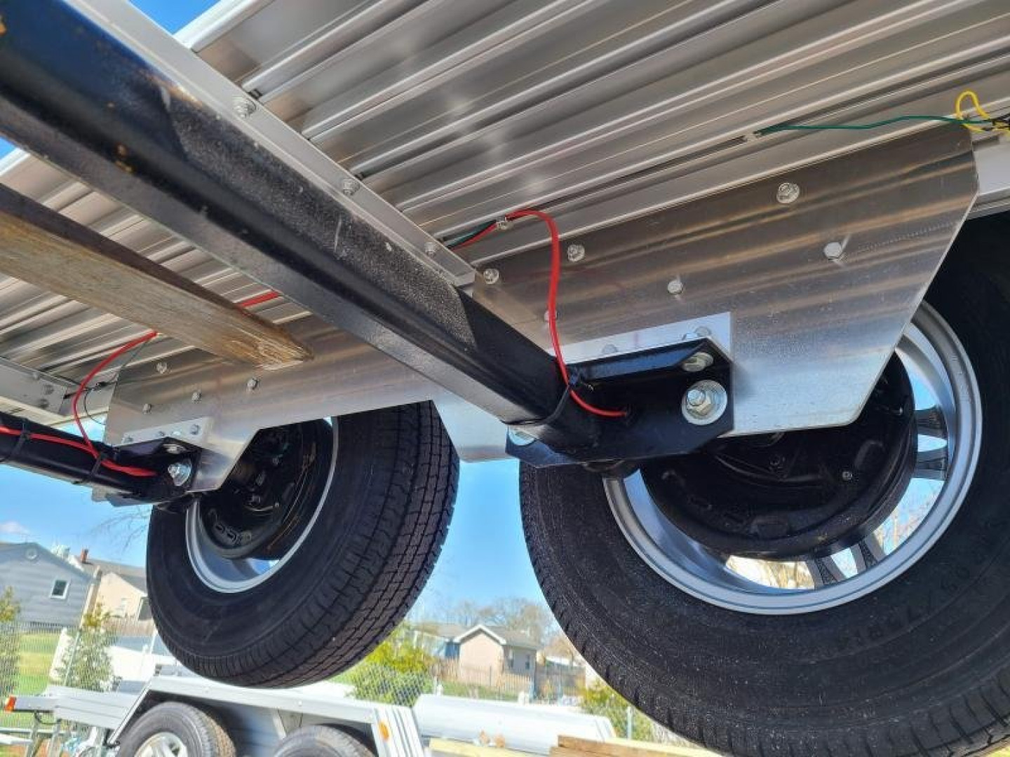 New 75" x 13' Trailex CT-7551EB Open Deck Lightweight Aluminum Car Trailer 7K  **w/Steel Wheels