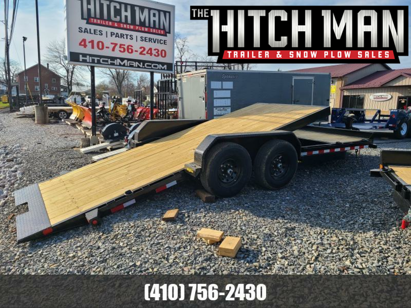 New 7 x 20 (16+4) Big Tex Tilt Bed Equipment Trailer 14k