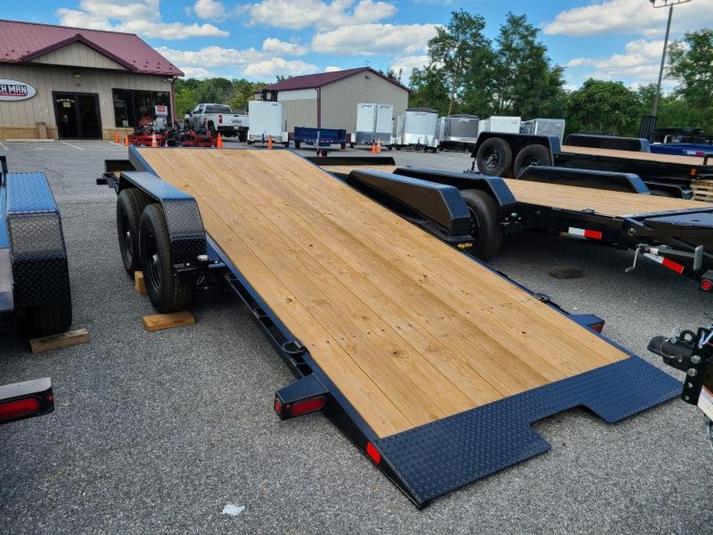 New 7 x 20 (16+4) Big Tex Tilt Bed Equipment Trailer 14k