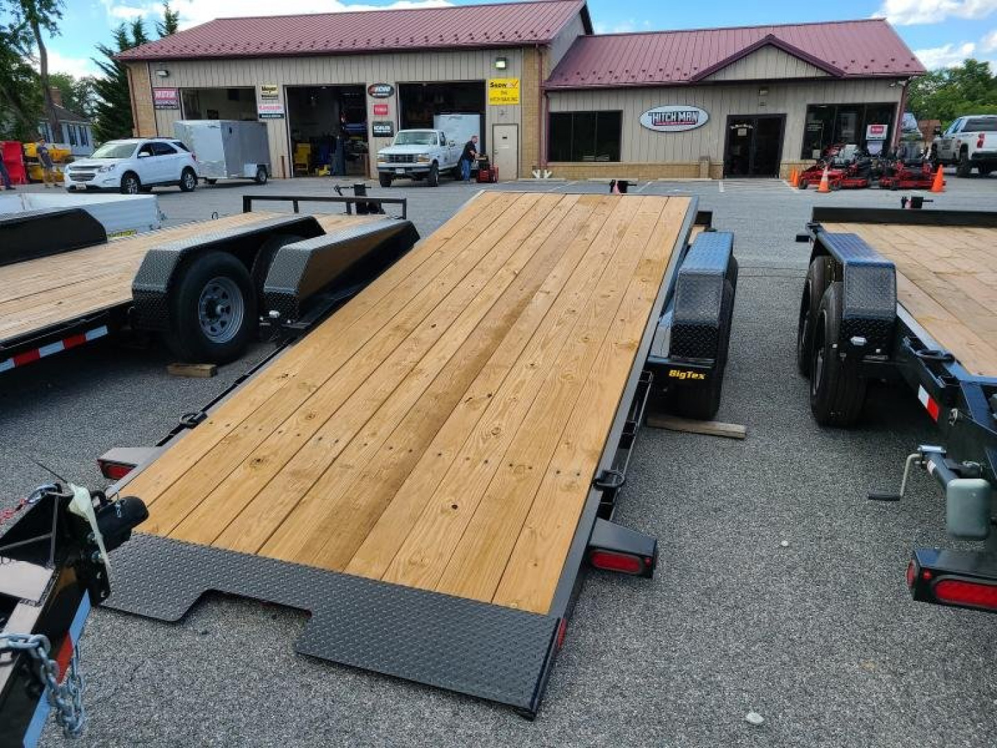 New 7 x 20 (16+4) Big Tex Tilt Bed Equipment Trailer 14k