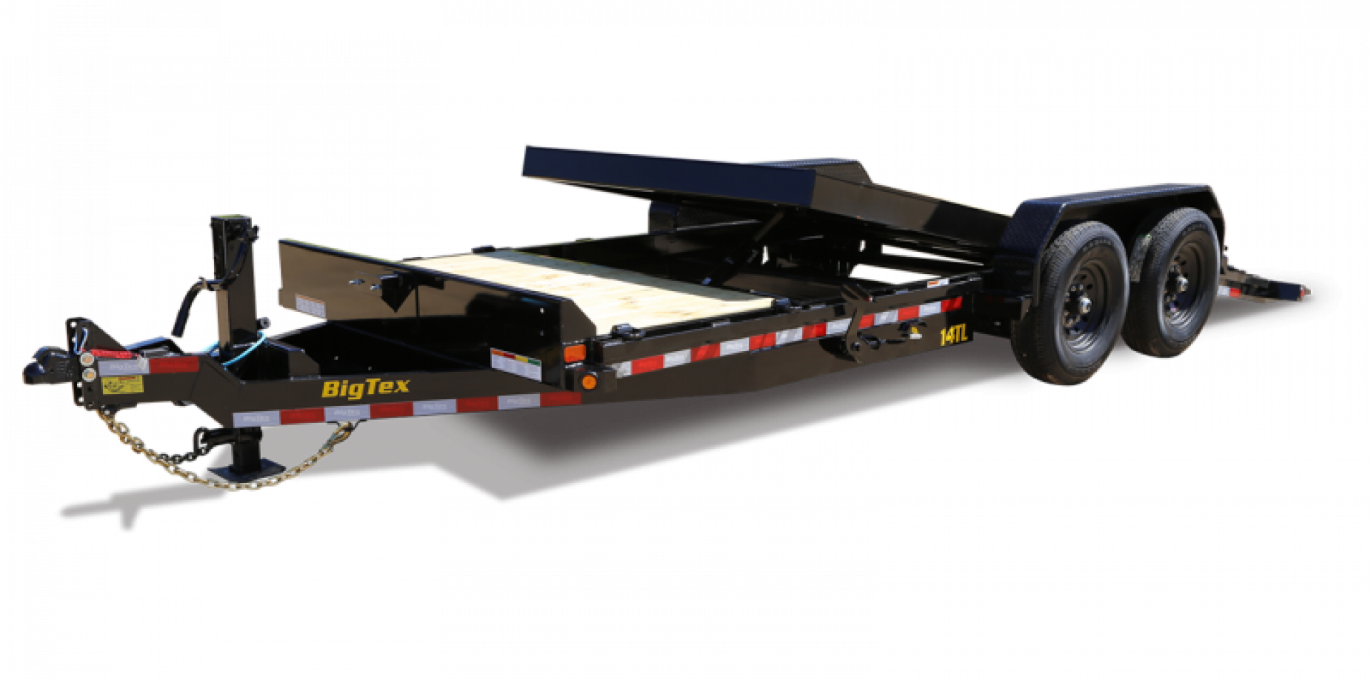 New 7 x 20 (16+4) Big Tex Tilt Bed Equipment Trailer 14k