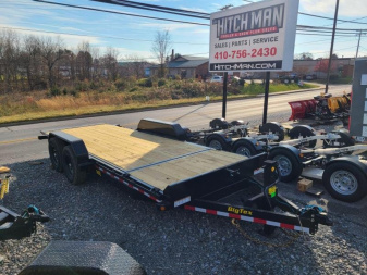 New 7 x 20 (16+4) Big Tex Tilt Bed Equipment Trailer 14k