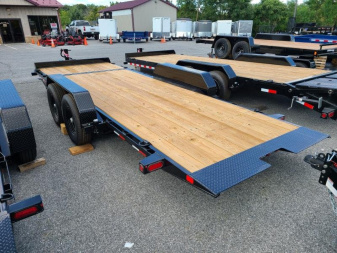 New 7 x 20 (16+4) Big Tex Tilt Bed Equipment Trailer 14k