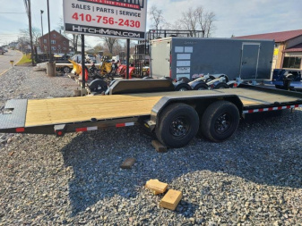 New 7 x 20 (16+4) Big Tex Tilt Bed Equipment Trailer 14k