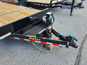 New 7 x 20 (16+4) Big Tex Tilt Bed Equipment Trailer 14k