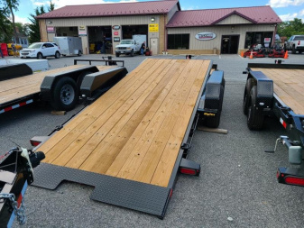 New 7 x 20 (16+4) Big Tex Tilt Bed Equipment Trailer 14k