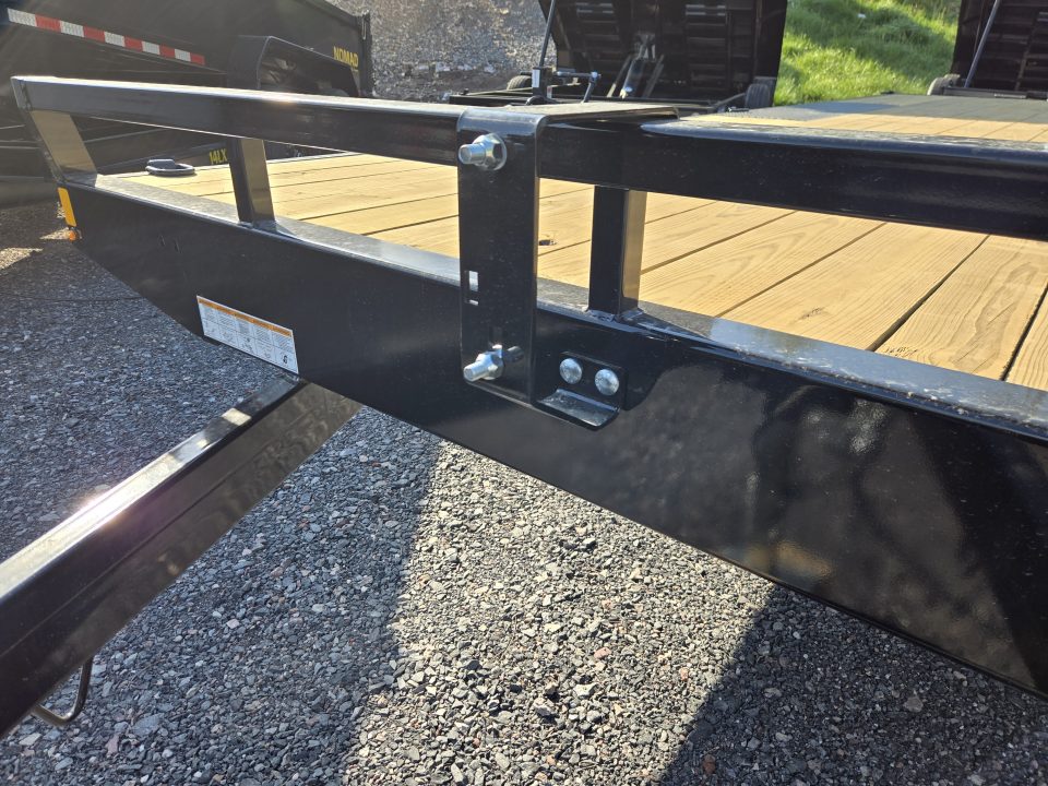 New 8.5 X 20 Sure-Trac Low Profile Flat Deck Deckover Trailer, 10k GVWR ***w/Slide In Ramps