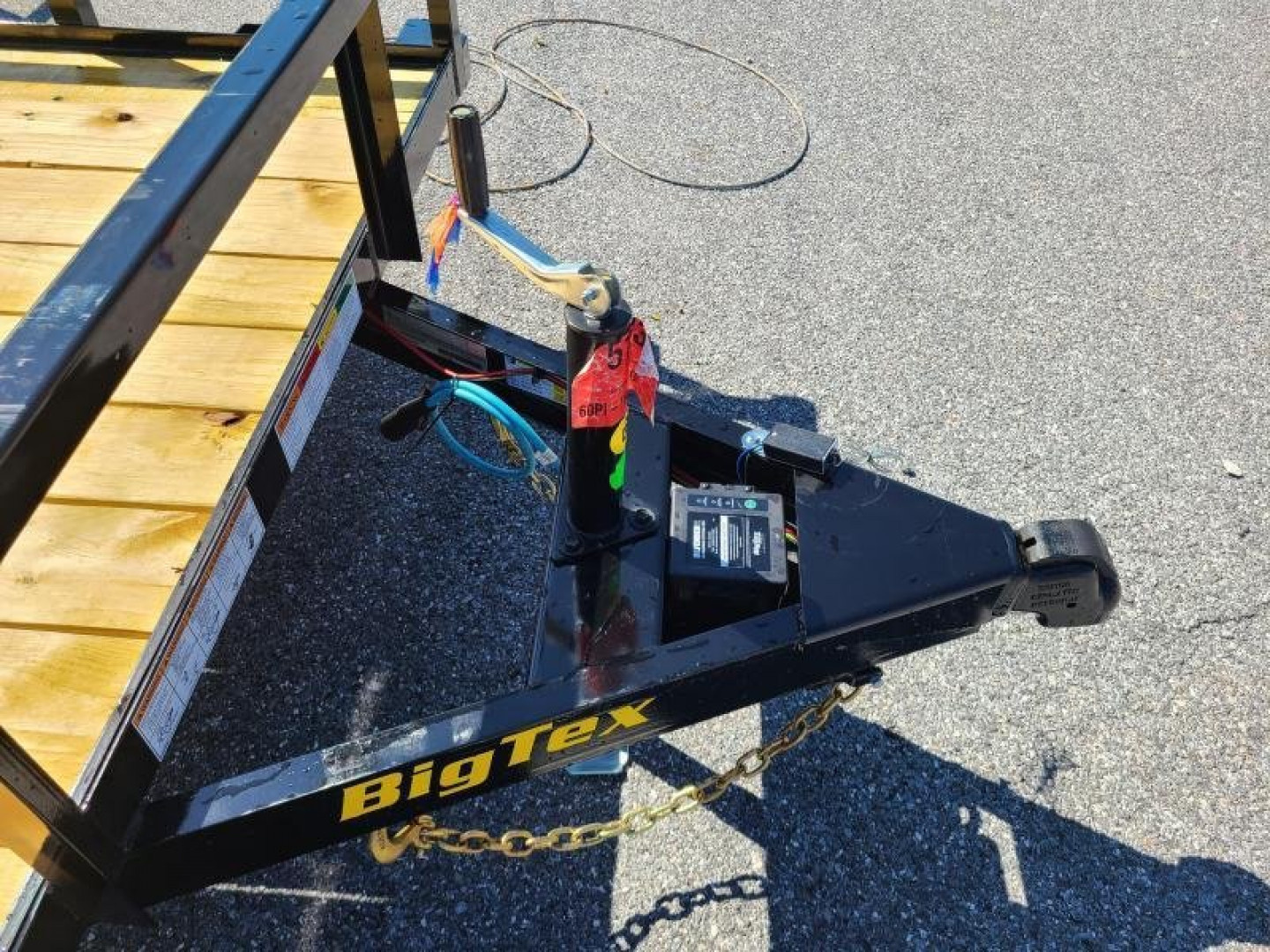 New 6'5" x 16 Big Tex 60PI Tandem Axle Utility Trailer, 6k GVWR ***2" Ball, Spring Assist Gate, Spare Mount