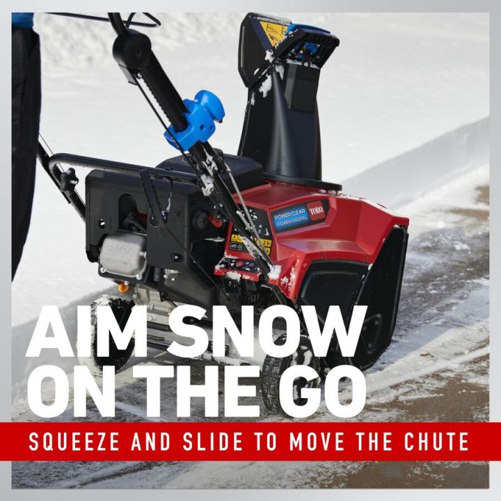 New Toro 38756 Power Clear 721 QZE Single-Stage Snow Thrower **7hp 212cc Toro OHV Engine, Electric Start & Quick Chute