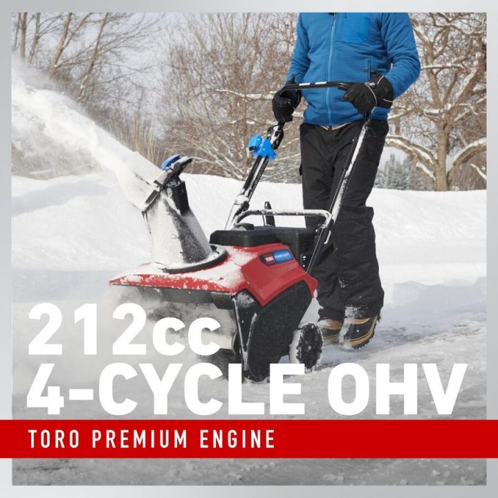 New Toro 38756 Power Clear 721 QZE Single-Stage Snow Thrower **7hp 212cc Toro OHV Engine, Electric Start & Quick Chute