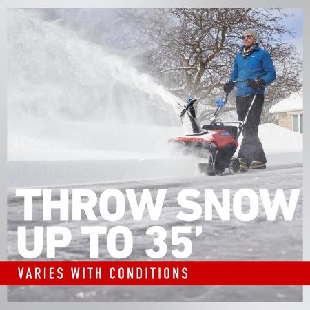 New Toro 38756 Power Clear 721 QZE Single-Stage Snow Thrower **7hp 212cc Toro OHV Engine, Electric Start & Quick Chute