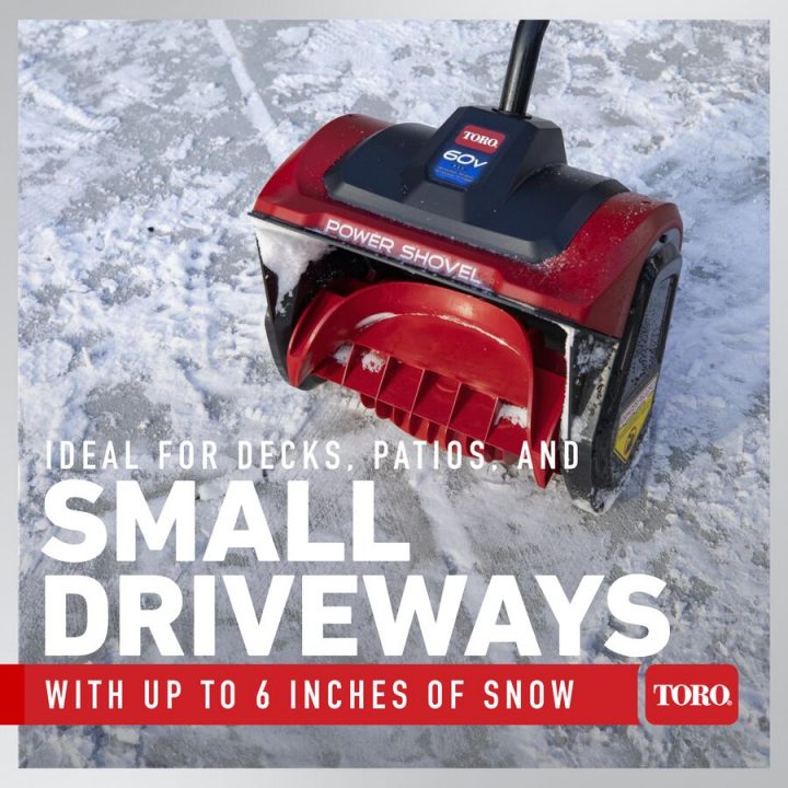 New Toro 39909 Power Shovel 60v MAX Cordless Snow Thrower **2.5ah Battery Incuded