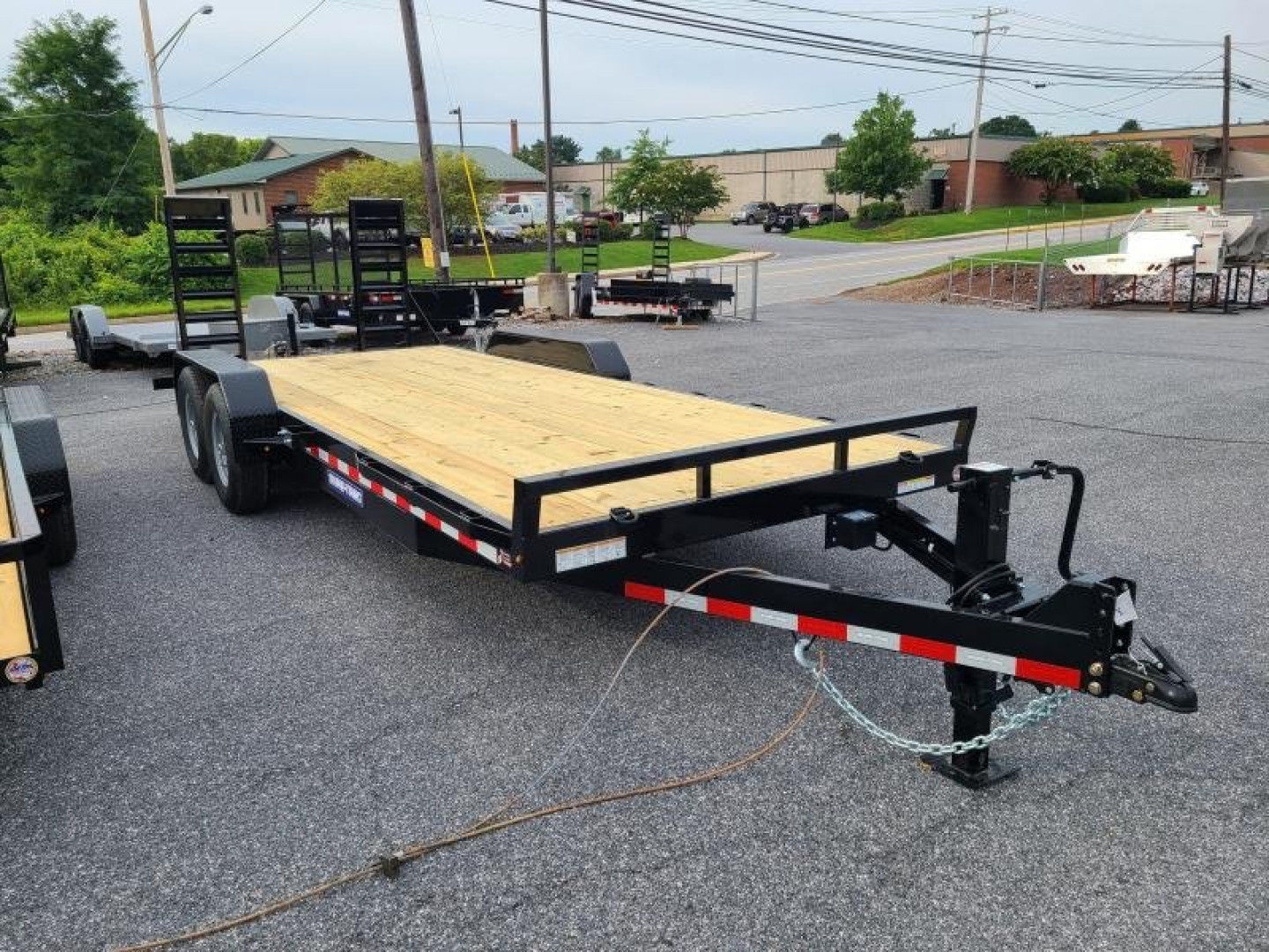 New 7 x 20 Sure-Trac Implement Equipment Trailer, 14K GVWR