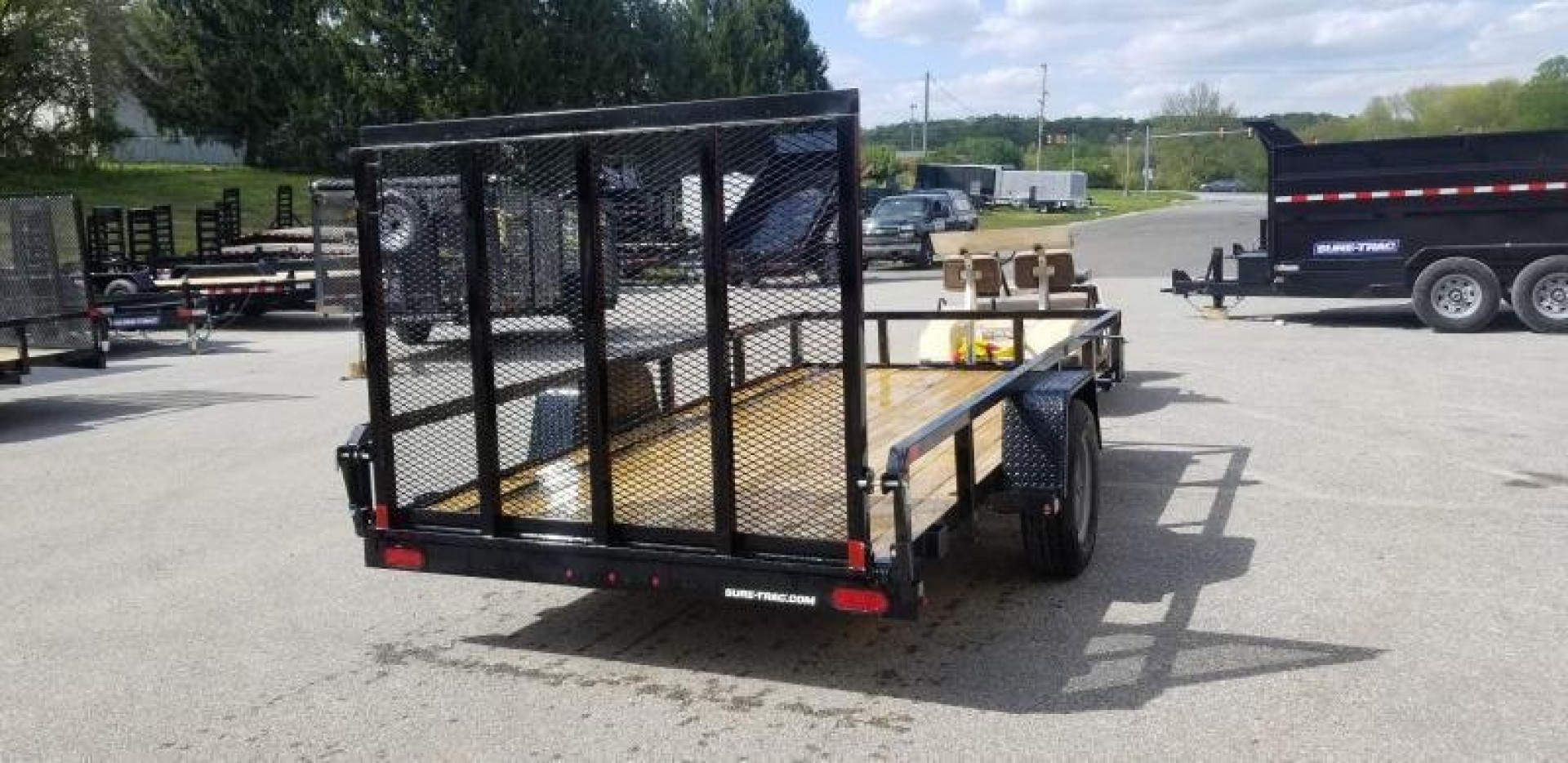 New 6 x 12 Sure-Trac Tube Top Utility Trailer  3k