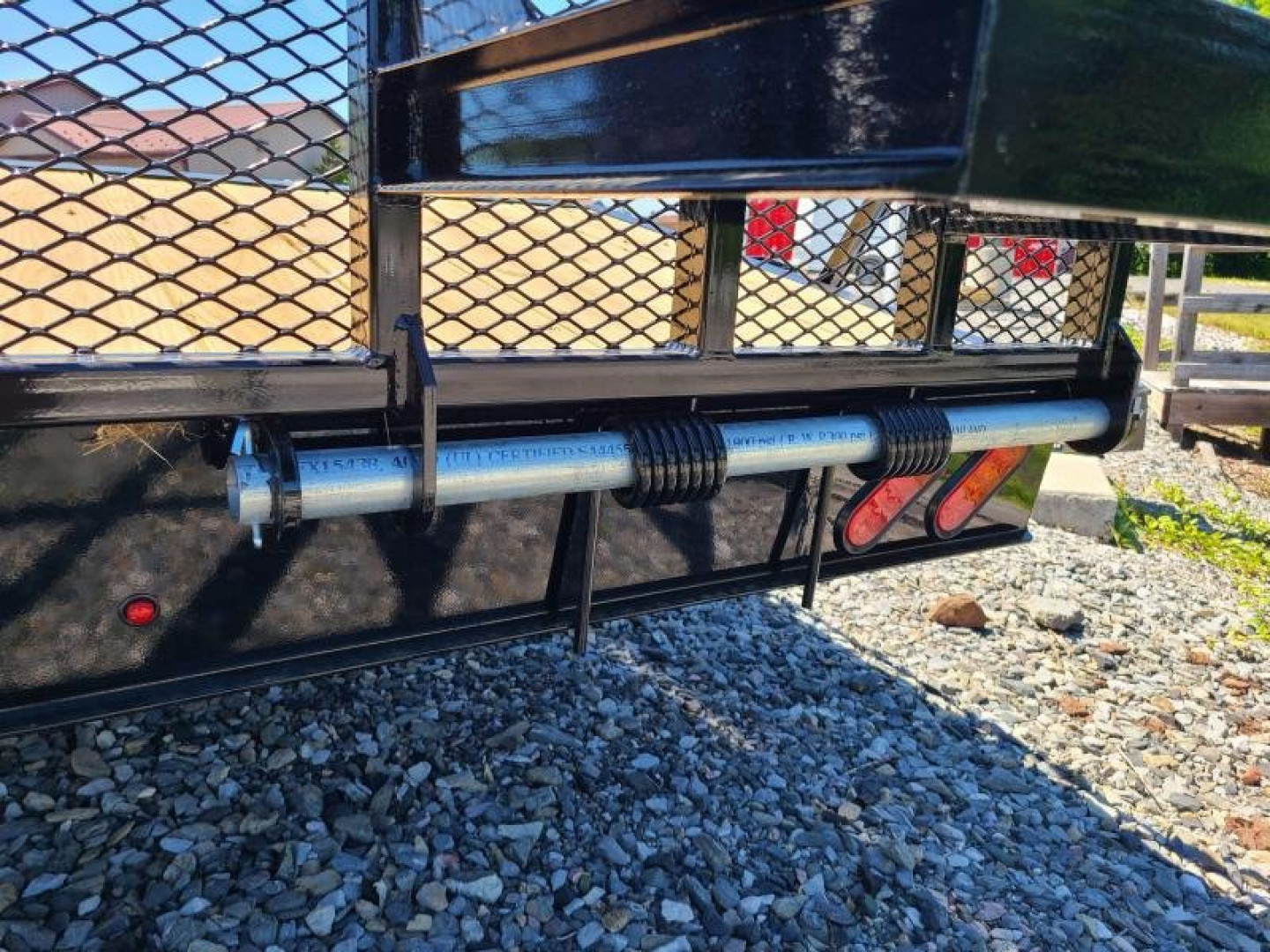 New 8.5 x 20 B-Wise EH820-10 Deckover Equipment Trailer 10K  ***HD Split Landscape Gate