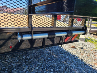 New 8.5 x 20 B-Wise EH820-10 Deckover Equipment Trailer 10K  ***HD Split Landscape Gate