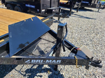 New 8.5 x 20 B-Wise EH820-10 Deckover Equipment Trailer 10K  ***HD Split Landscape Gate