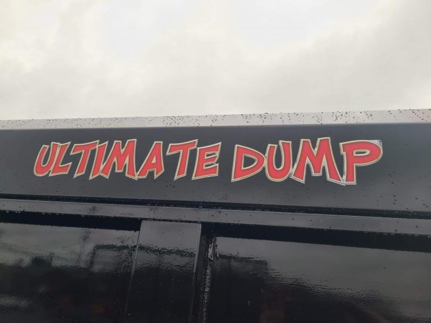 New 7 X 14 BWISE ULTIMATE Low Pro Dump Trailer, 15.4K GVWR **Black w/Hammertone Gray Frame, Loaded w/Features!