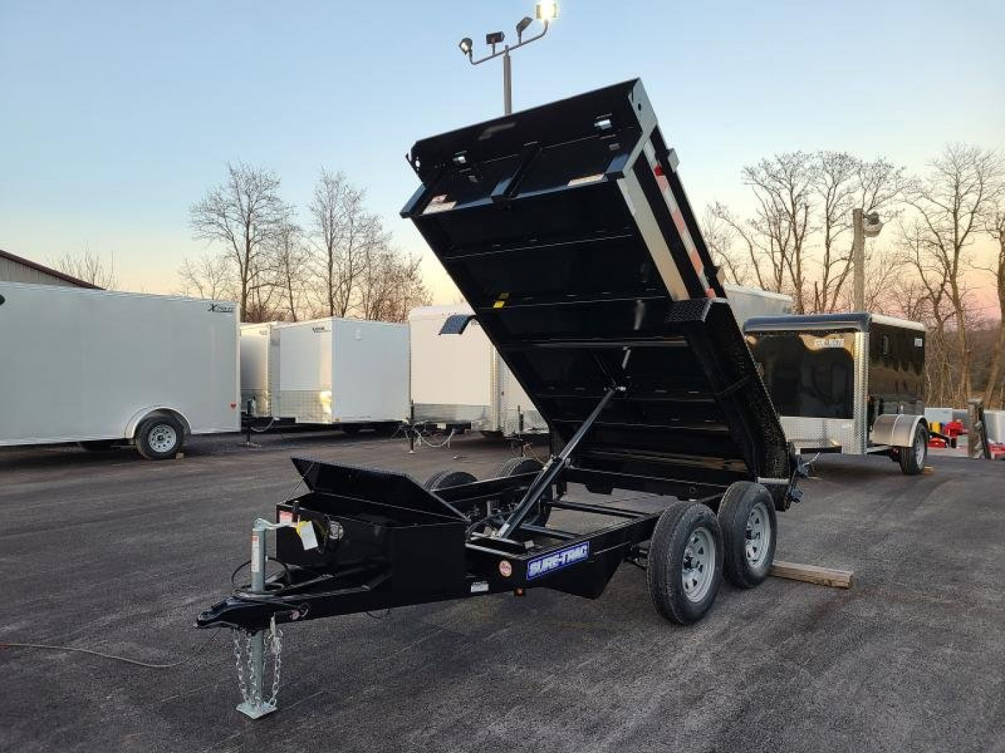 New 5 x 10 Sure-Trac Low Profile Tandem Axle Homeowner Dump,  7k GVWR