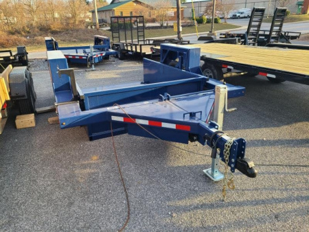 New 6'3" x 10' Air-Tow US10-55 Single Axle Drop Deck Utility 8200k  GVWR  ***w/ Spare Tire Mount & 110v Batt Charger