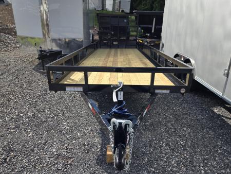 New 7 X 20 Sure-Trac HD Tube Top Utility Landscape Trailer, 10k GVWR ***w/5' Reinforced Gate & Adj. Coupler