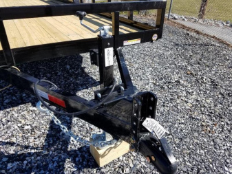 New 7 X 20 Sure-Trac HD Tube Top Utility Landscape Trailer, 10k GVWR ***w/5' Reinforced Gate & Adj. Coupler