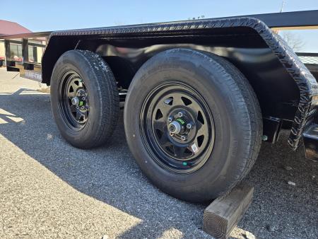 New 7 X 16 Sure-Trac Tube Top Utility Landscape Trailer 7k ***w/ 5' Reinforced Ramp Gate