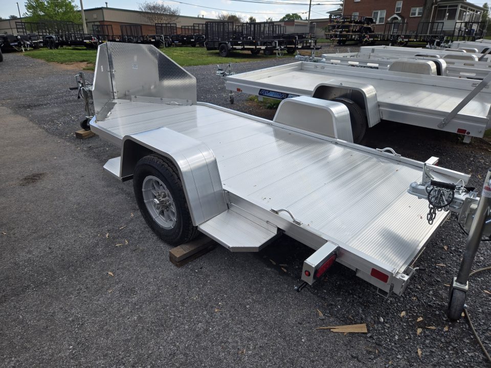New 4'3" x 10'5" Aluma MC10 Aluminum Single Motorcycle Trailer 3K
