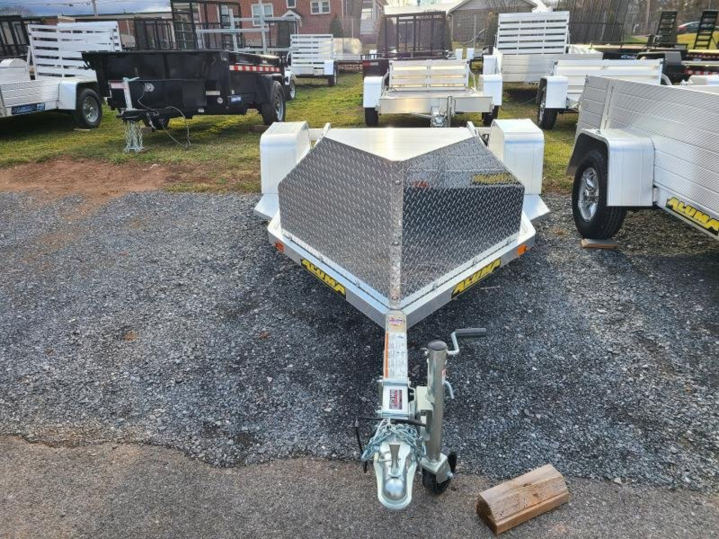 New 4'3" x 10'5" Aluma MC10 Aluminum Single Motorcycle Trailer 3K