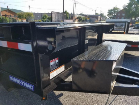 New 5 x 8 Sure Trac SD Low Pro Dump Trailer, 5k GVWR
