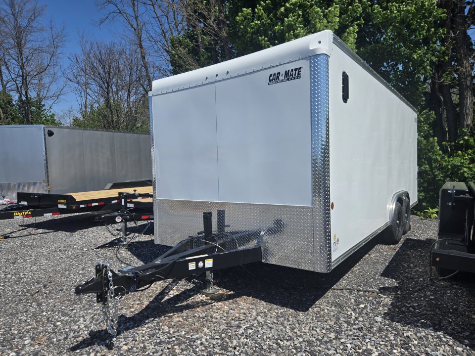 New 8 x 20 Car Mate Custom Landscape Cargo Trailer, 10K GVWR ***Extended Tongue, 6k Torsion Axles, 1/2" Ply Walls w/Kickplate