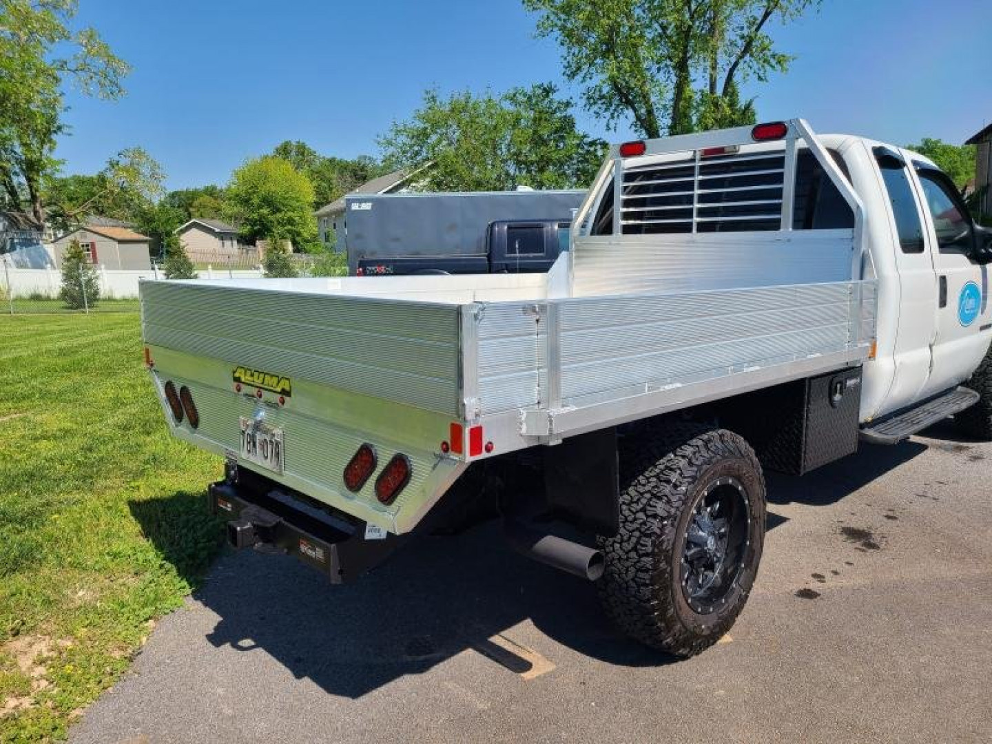 New 81" x 106" ALUMA Aluminum Truck Bed - Full Size Long Bed Trucks - w/Removable Sides and Tailgate Kit