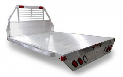 New 81" x 106" ALUMA Aluminum Truck Bed - Full Size Long Bed Trucks - w/Removable Sides and Tailgate Kit
