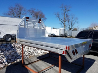 New 81" x 106" ALUMA Aluminum Truck Bed - Full Size Long Bed Trucks - w/Removable Sides and Tailgate Kit