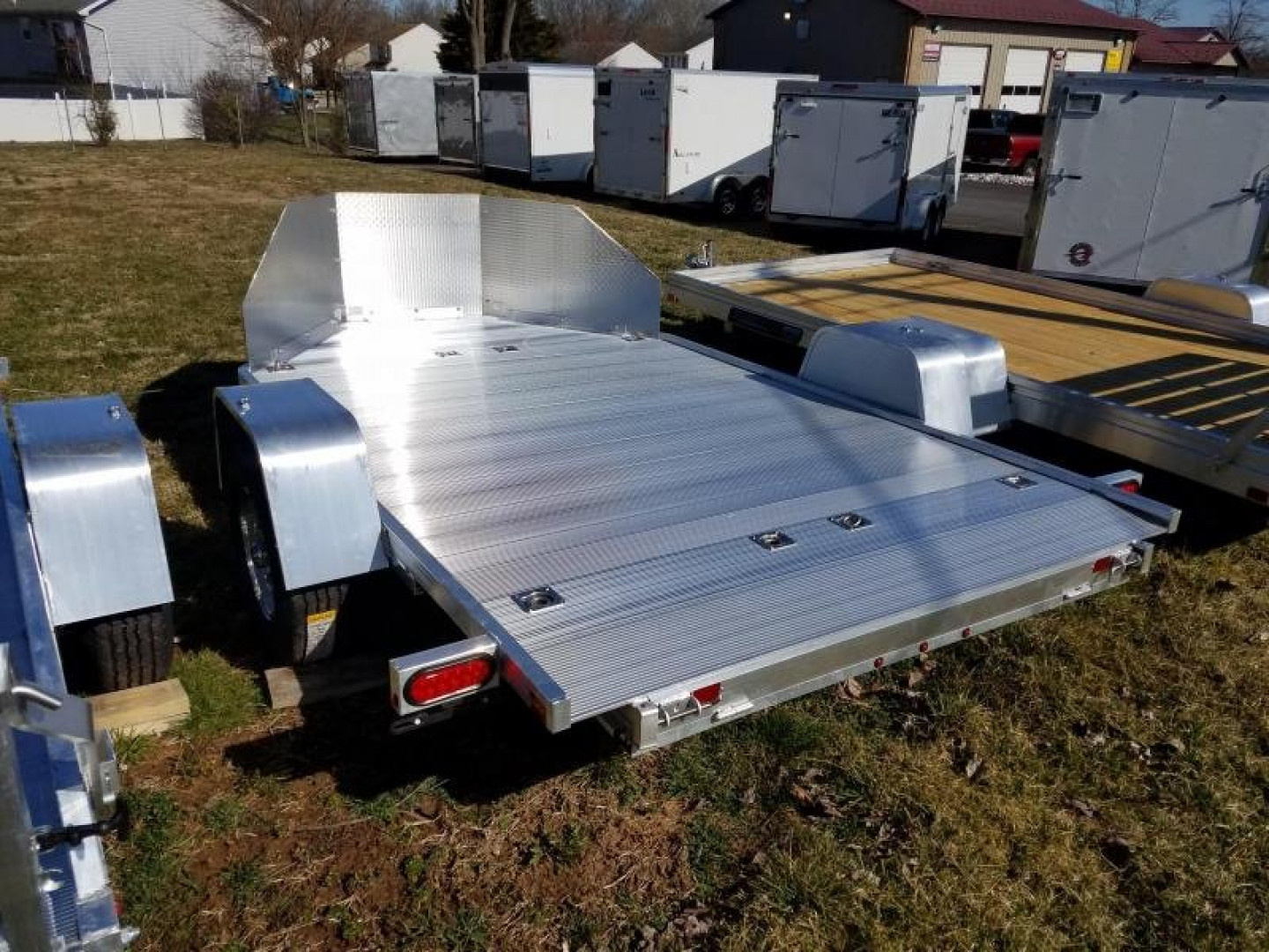 New 6.5' X 11' Aluma MC210 2 Place Motorcycle Trailer 3K