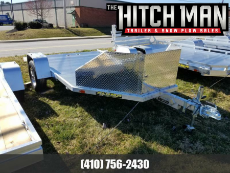 New 6.5' X 11' Aluma MC210 2 Place Motorcycle Trailer 3K