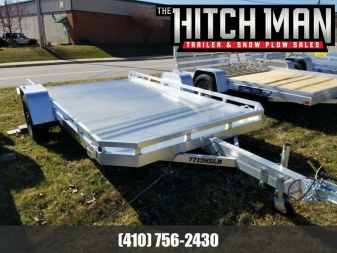 New 6.5' x 12' ALUMA 7712HSLR 25th Anniversary Edition Aluminum Utility Trailer with Slide Out Ramp 3K