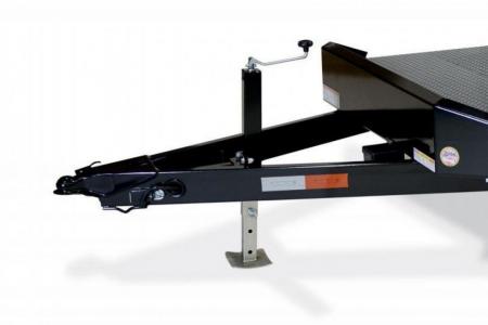 New 7 x 20 Sure Trac Steel Deck Car Hauler, 10k GVWR **w/ Both Removable Fenders, Winch Plate, Alum Wheels, Toolbox