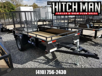 New 5 x 10 Sure-Trac Steel High Side Utility Trailer, 3k GVWR