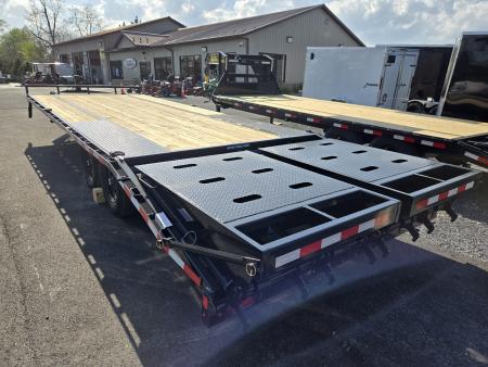 New 8.5 x 25 (20+5) Sure-Trac HD Low Profile Deckover Equipment Trailer, 15K GVWR